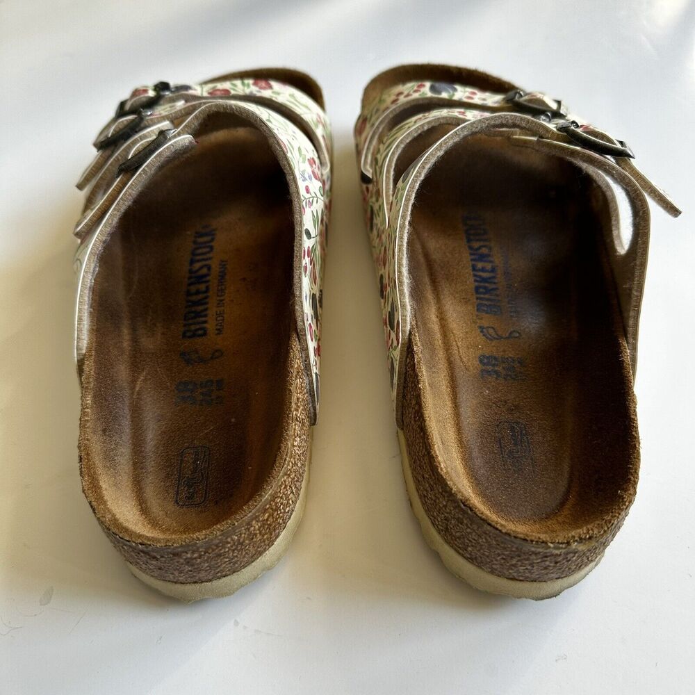 Birkenstock Florida Floral Pattern Women’s Size EU 38 US 7.5 - Picture 9 of 13